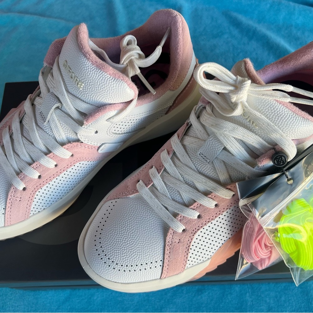 G/FORE Women's Sneakers in Pink and White